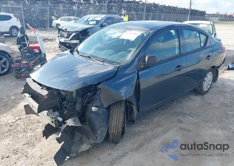 2015 Nissan Versa 1.6 S+ from USA, damaged, VIN 3N1CN7AP4FL825508